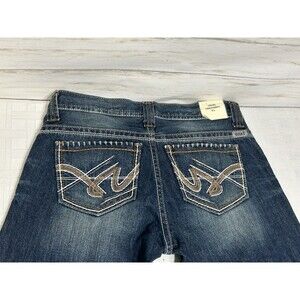 NEW! Cruel Girl ABBY Relaxed Womens 5 Long Wide Leg Flare Bootcut Jean 30 x 34.5